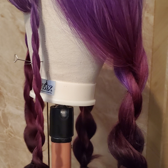 Youvimi Long Purple gradient wig - Picture 8 of 10